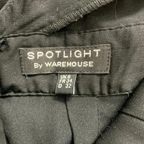 Spotlight by Warehouse Black Chiffon Halter Gown - Picture 8 of 8